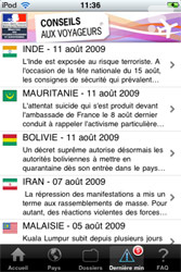Capture de la version iphone