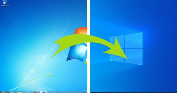 windows 7 vers windows 10