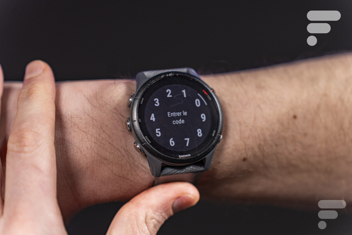 Garmin Pay sur une Forerunner 255