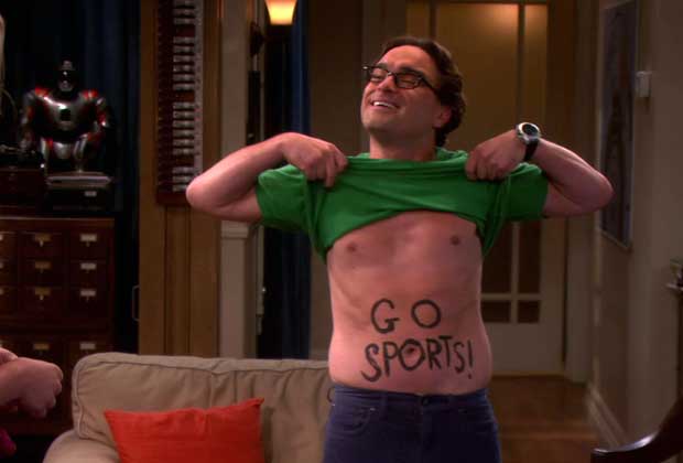 big bang theory leonard sport