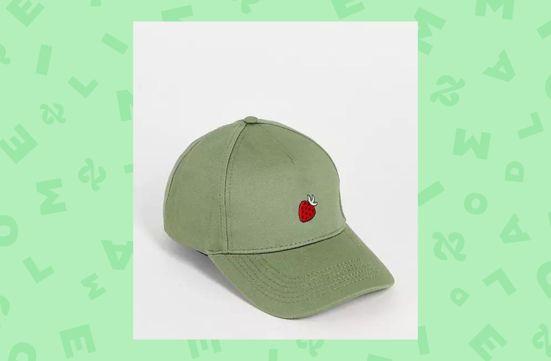 SVNX – Casquette à motif fruit – Vert