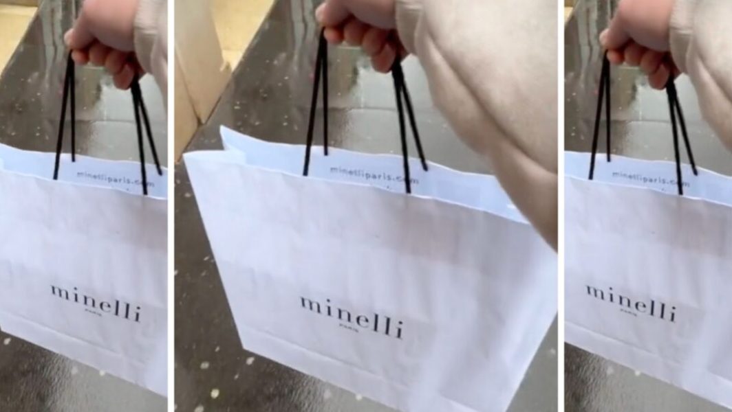 La marque de chaussures Minelli vient d'être placée en redressement judiciaire // Source : Capture d'écran TikTok