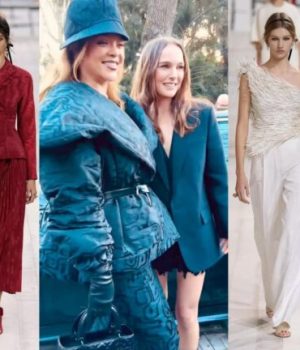 Quand Rihanna complimente Natalie Portman au défilé Dior haute couture printemps-été 2024 // Source : Capture d'écran Twitter