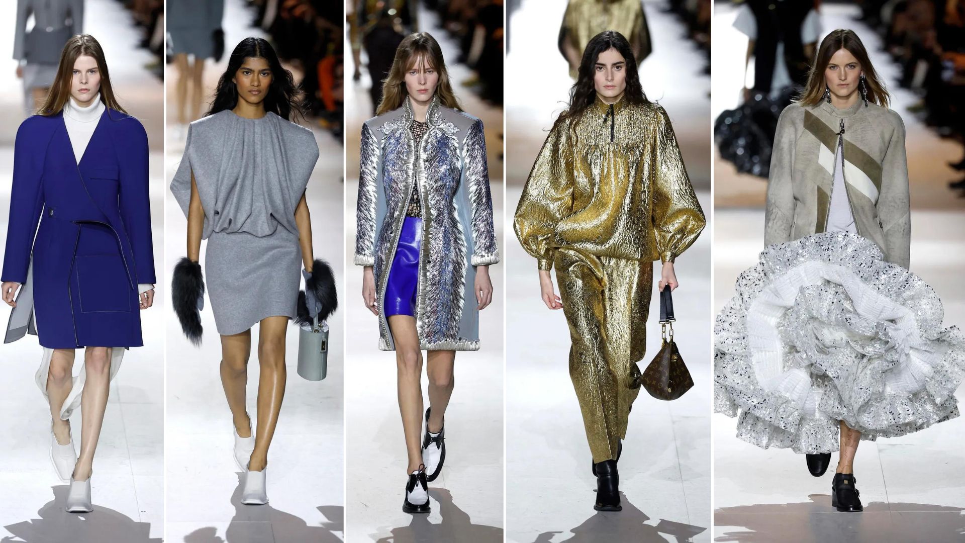 Le défilé Louis Vuitton automne-hiver 2024-2025 regorge d'auto-références // Source : Courtesy of Louis Vuitton Le défilé Louis Vuitton automne-hiver 2024-2025 regorge d'auto-références // Source : Courtesy of Louis Vuitton
