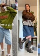 Cette tendance mode du short en jean ample (jorts) s'annonce comme la plus forte de l'été // Source : Captures d'écran TikTok