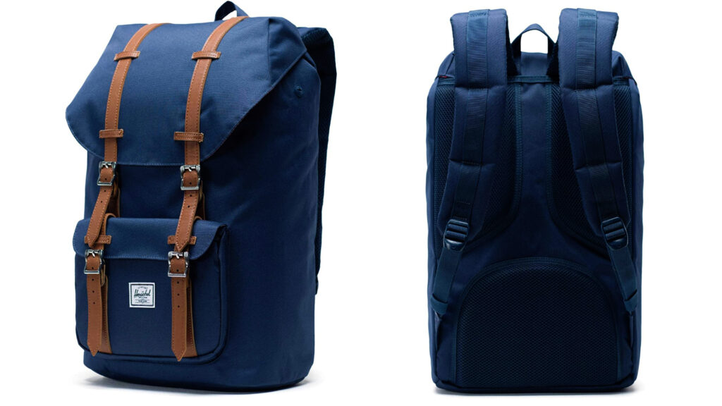 Un sac Herschel bleu // Source : Herschel