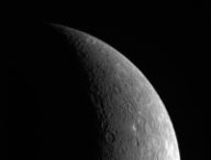 Mercure. // Source : NASA/Johns Hopkins University Applied Physics Laboratory/Carnegie Institution of Washington (photo recadrée et modifiée)