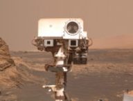 Curiosity sur Mars. // Source : NASA/JPL-Caltech/MSSS (photo recadrée)