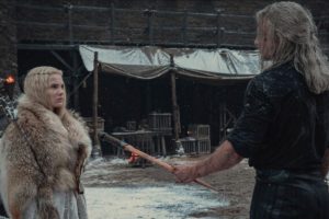 Geralt et Ciri dans la saison 2 de The Witcher. // Source : Netflix