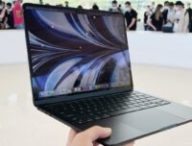 Le MacBook Air M2 était à disposition des journalistes après le keynote. // Source : Numerama