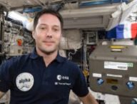 Thomas Pesquet dans l'iSS en 2021. // Source : ESA/NASA/2021