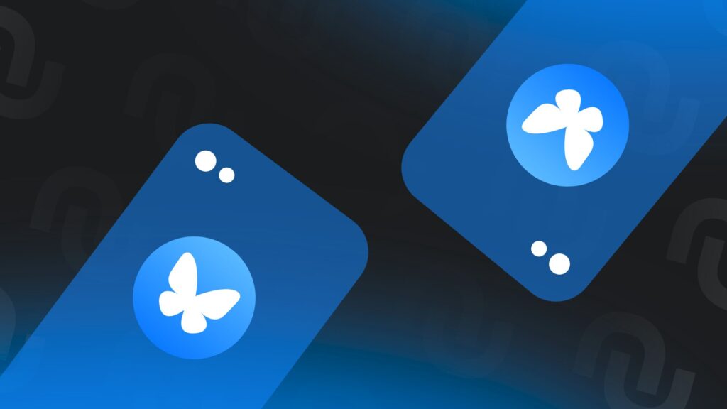 Le logo de Bluesky // Source : Image Numerama