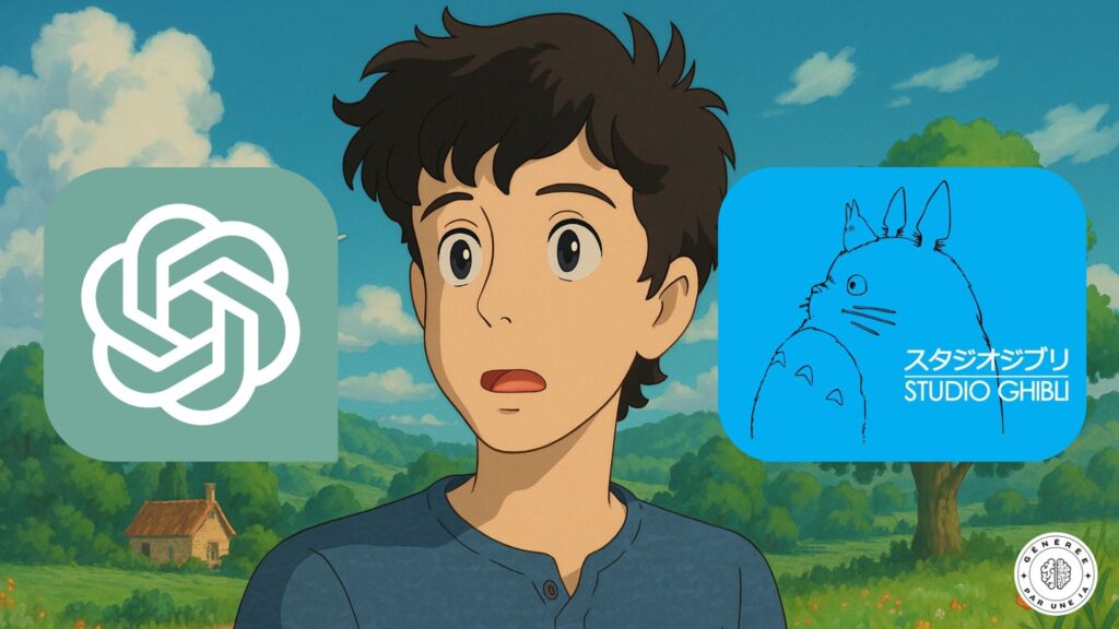 Sam Altman dans le style du Studio Ghibli // Source : Généré par IA avec ChatGPT