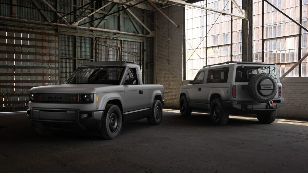 Le pick-up électrique Slate (2026) // Source : Slate Auto